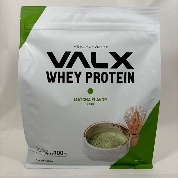 【新品未開封】バルクス VALX ホエイプロテイン 抹茶風味 1kg