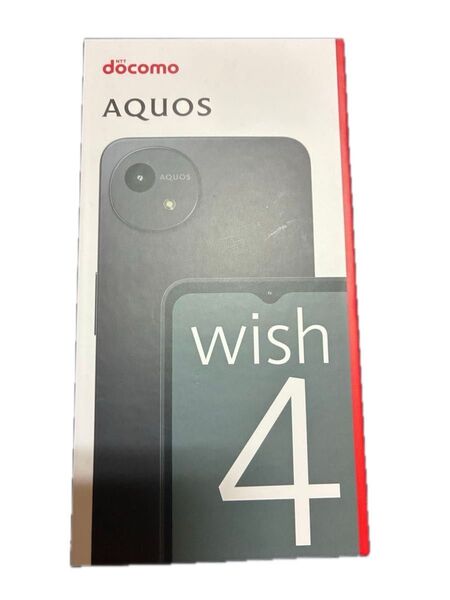 AQUOS wish4 SH-52E 6.6インチ メモリー4GB ストレージ64GB ブラック ドコモ