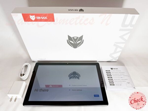 ☆液晶画面美品☆《最新版10インチタブレット》BMAX I9 Plus ビーマックス Android15 付属品完備 動作確認済み