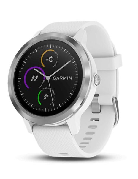 超美品 GARMIN vvoactive 3 White Stainlessスマートウォッチ ホワイト