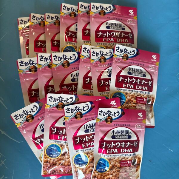 小林製薬 栄養補助食品 ナットウキナーゼ30粒入り(約30日分)×16袋