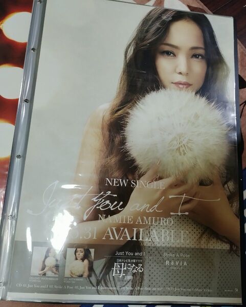 安室奈美恵告知用 CD DVDポスター5枚セット