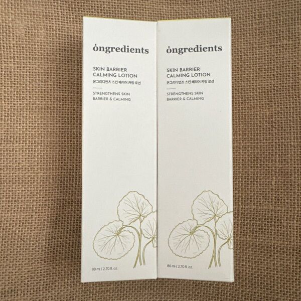 Ongredientsスキンバリアカーミングローション, 80ml2個セット