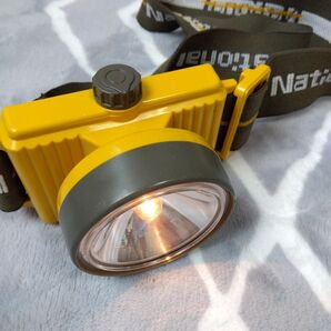 ヘッドライト 昭和 レトロ ヘッデン アウトドア ナショナル National 懐中電灯 パナソニック 松下電器 BF 182