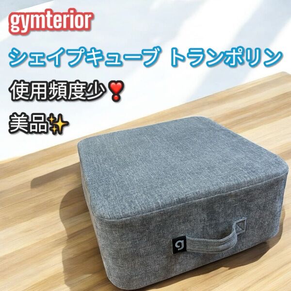 使用頻度少!美品!ジムテリア シェイプキューブ トランポリン クッション