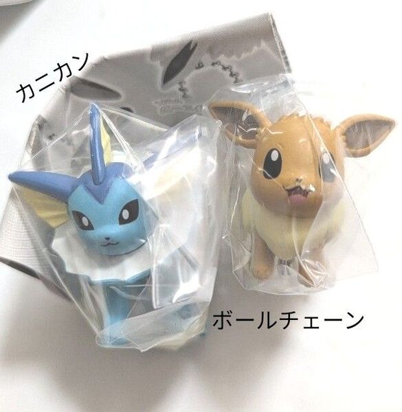 ポケモン つまんでつなげてマスコット イーブイ& シャワーズ 2点セット