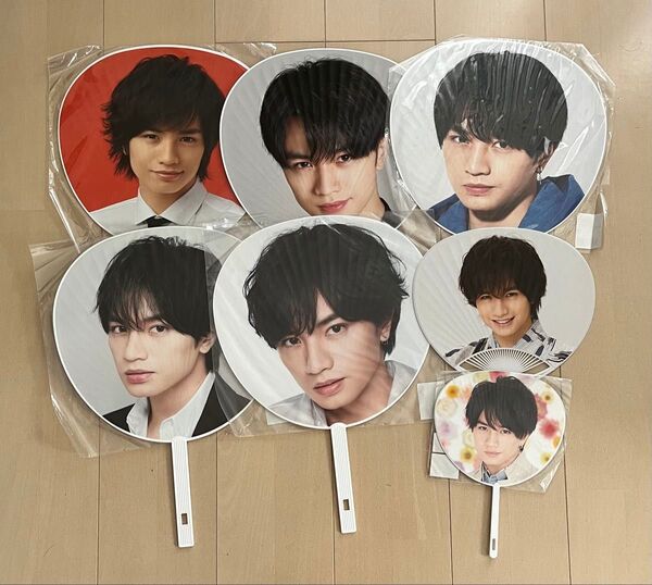 SexyZone セクゾ 中島健人 公式ジャンボうちわ 7本セット D
