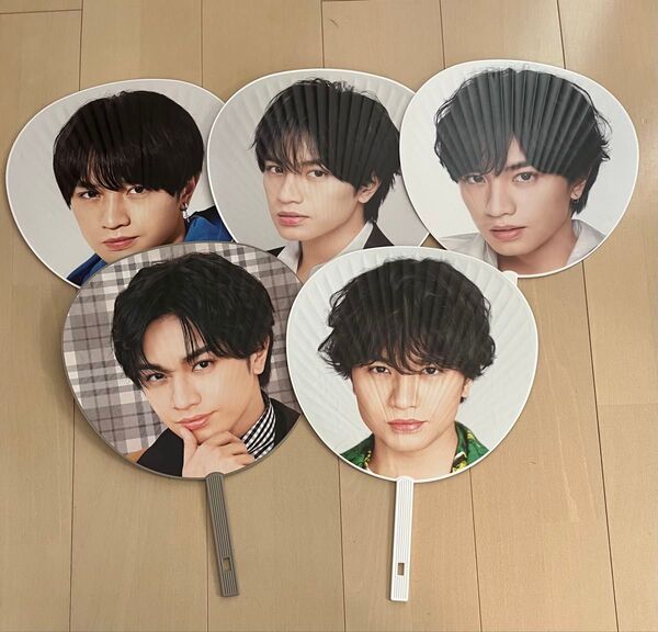SexyZone セクゾ 中島健人 公式ジャンボうちわ 5本セット E
