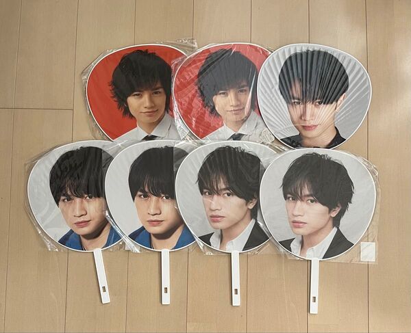 SexyZone セクゾ 中島健人 公式ジャンボうちわ 7本セット F