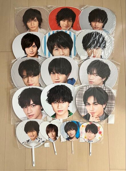 SexyZone セクゾ 中島健人 公式ジャンボうちわ 16本セット B