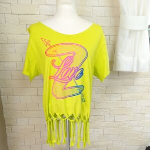 ZUMBA ウェア 蛍光イエロー Mサイズ レディース