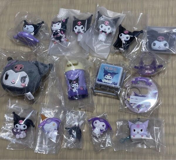 サンリオ キャラクターグッズ クロミ ガチャ フィギュア まとめ 16点セット