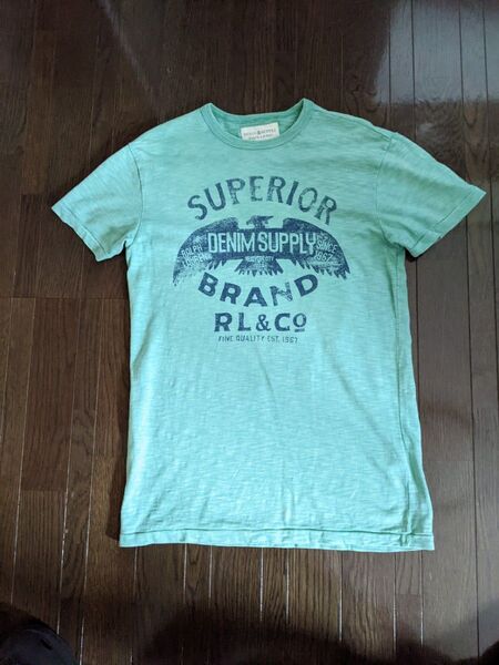 送料込 美品 Denim & Supply Tシャツ デニム&サプライ ラルフローレン RALPH LAUREN XSサイズ