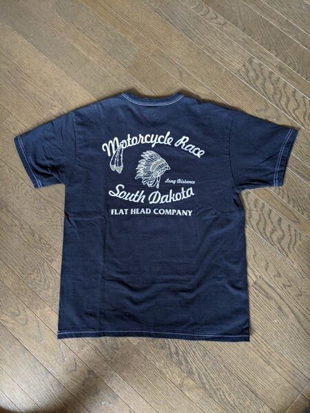 送料込 フラットヘッド Tシャツ Lサイズ ブラック THE FLAT HEAD