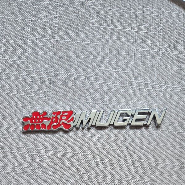 無限 MUGEN 金属製エンブレム HONDA ホンダ 両面テープ付き
