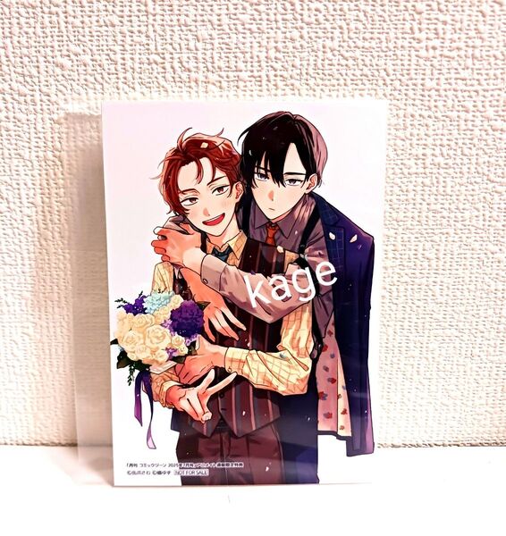 コミックジーン 7月号 【アニメイ通販 特典 みなと商事コインランドリー ブロマイド(イラストカード)】