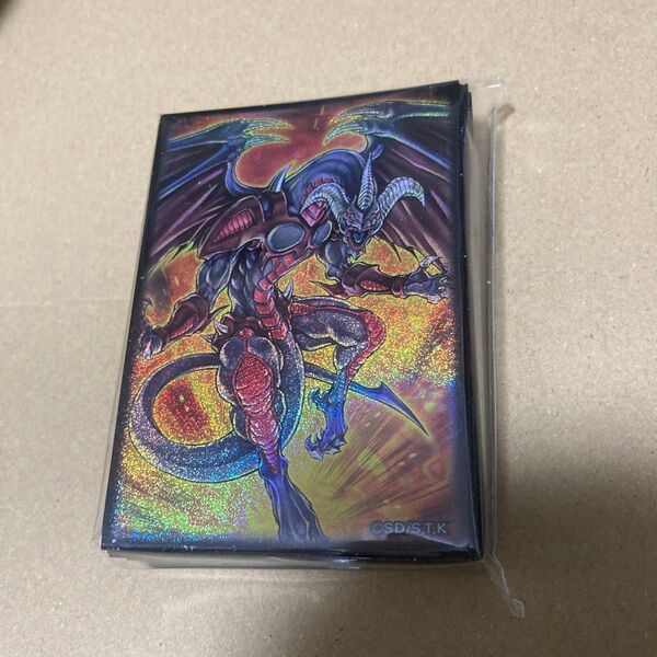遊戯王 スリーブ カードプロテクター レッドデーモンズドラゴン レモン キング