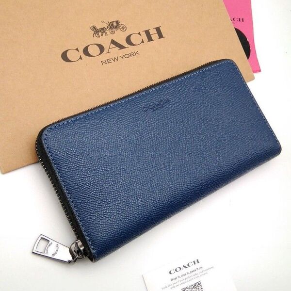 新作 新品 COACH 長財布 メンズ