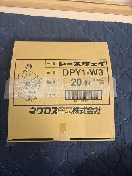 ①ネグロス電工 レースウェイ DPY1-W3 20個
