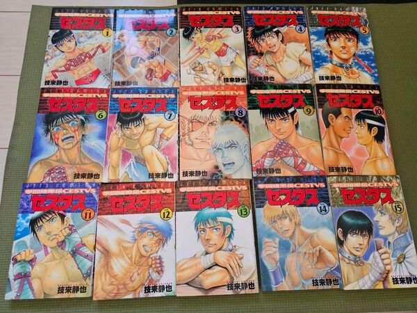 拳闘暗黒伝セスタス 1~15巻 漫画 全巻セット 完結 ジェッツコミックス 技来静也 白泉社