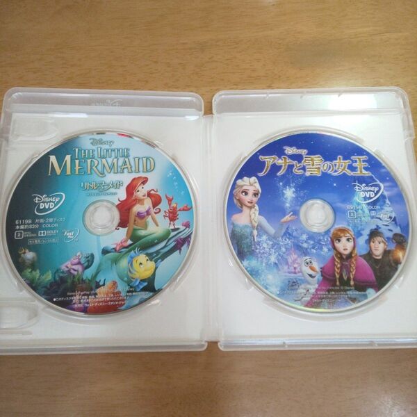 リトルマーメイドDVD+アナと雪の女王DVD