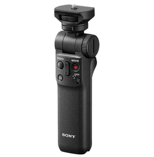 【美品】SONY(ソニー) 純正ミニ三脚 ワイヤレスリモートコマンダー機能付シューティンググリップ GP-VPT2BT(箱無し)