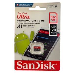 新品未開封/SanDisk microSDXC 512GB ULTRA UHS-I/マイクロSDカード SDSQUA4-512G