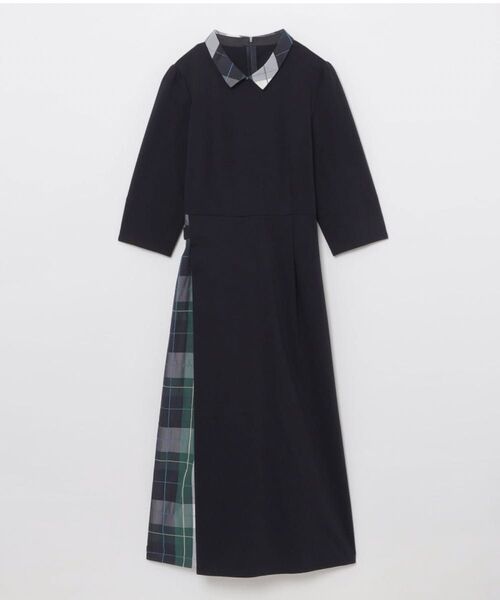 コットンソロハイゲージポンチ BLUE LABEL CRESTBRIDGE / クレストブリッジ ワンピース・ドレス ブラック