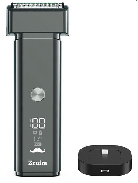 【新品】髭そり メンズ電気シェーバー 電気カミソリ 脱毛 除毛 美容家電 ワイヤレス充電器 男性 髭 カミソリ