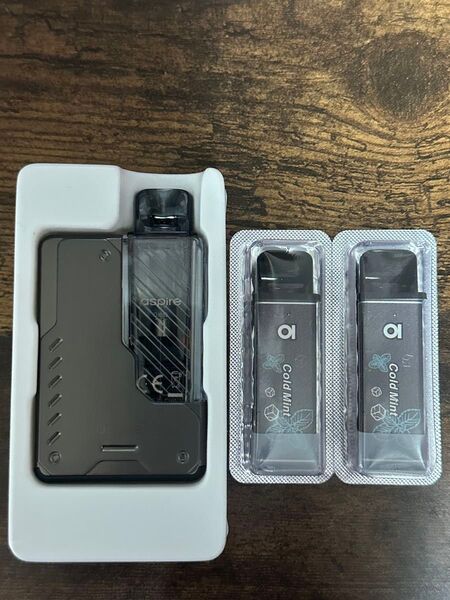 Aspire GOTEK PRO 電子タバコ POD スターターキット 本体 (ガンメタル) コールドミントカートリッジセット