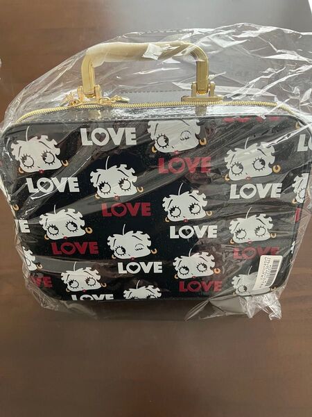 Betty Boop ベティブープ きらきらバニティバック ポーチ コスメケース