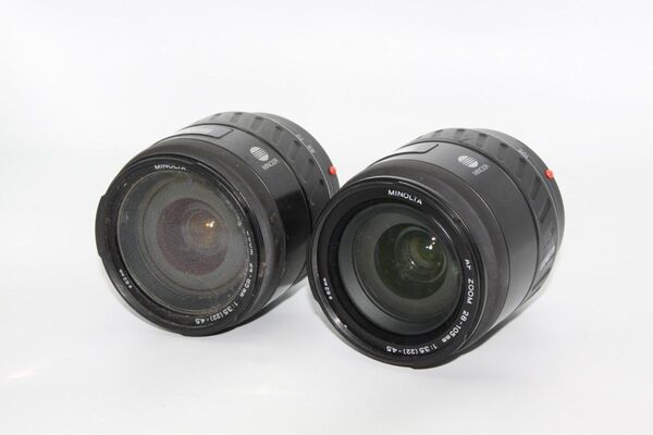 MINOLTA ミノルタα Aマウント AF 28-105mmf3.5-4.5/AF 24-85mm f3.5-4.5 ジャンク
