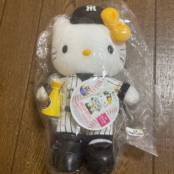 ハローキティ タイガースぬいぐるみ