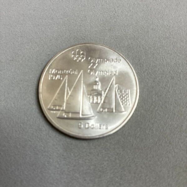 大型銀貨 銀貨 カナダ 1976年 モントリオールオリンピック記念 コイン キングストン ヨット