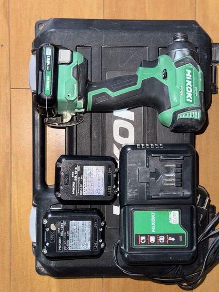 ハイコーキ WH12DD インパクトドライバー HIKOKI バッテリー3個セット