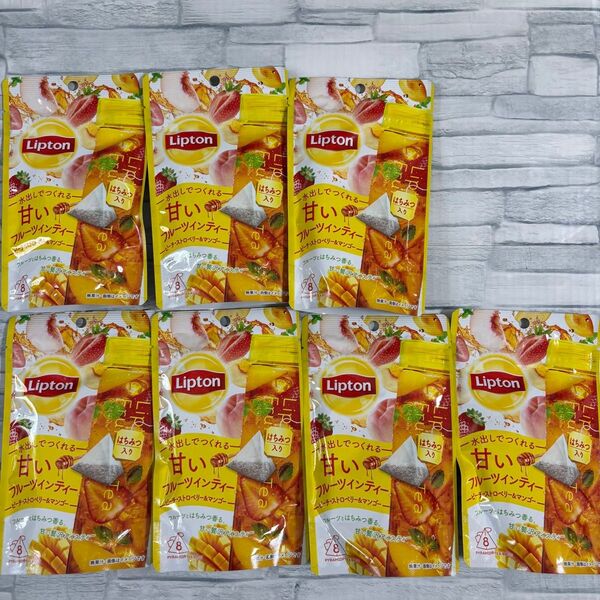 Liptonリプトン 水出しアイスティー 甘いフルーツインティー 7袋