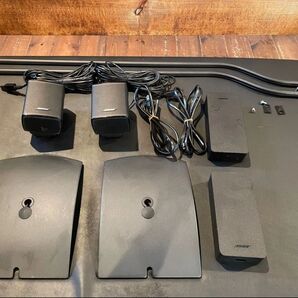 BOSE SURROUND SPEAKERS ワイヤレスリアスピーカー ボーズブラック スタンド付き