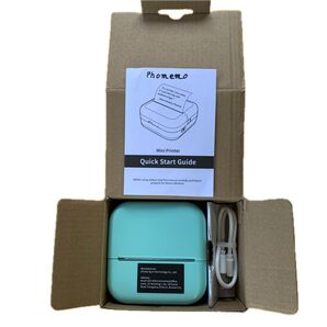 ☆値下げしました☆ラベルシール作成ミニプリンター 。スマホのアプリで操作します。アプリと日本語の説明書はダウンロードしてください。