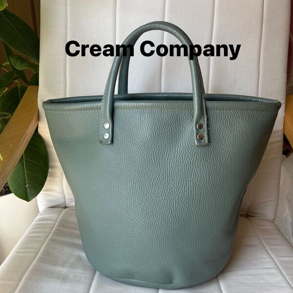 【Cream Company. 京都】クリームカンパニー レザー トートバッグ 美品