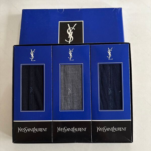 ★新品★ YVES SAINT LAURENT イヴ サンローラン 靴下 3足