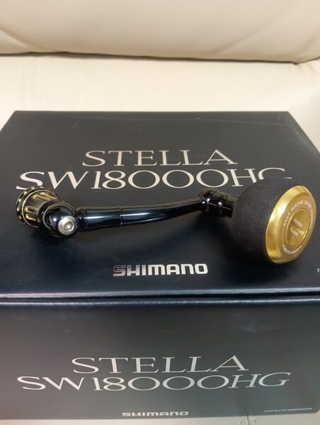 ★SOM★20ステラSW用ロングハンドル AL NC 88 左巻き超美品 13STELLA18000HG20000PGに!