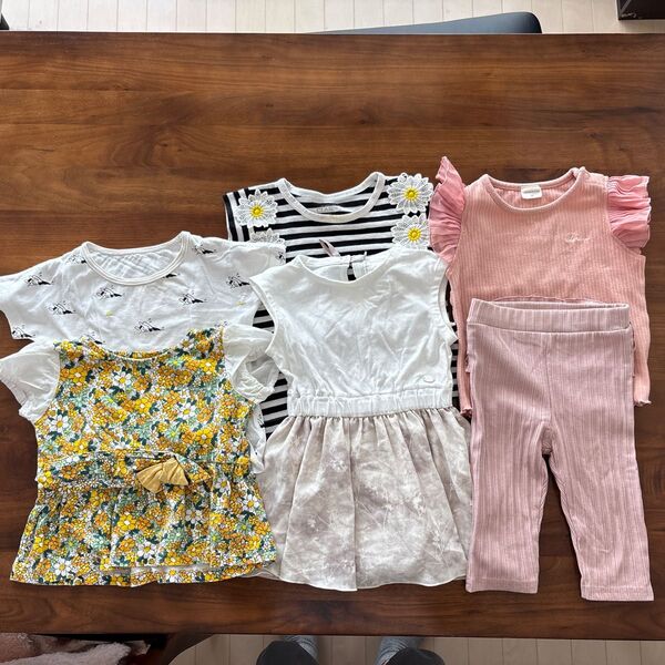 【お買い得品】ベビー服 女の子 まとめ売り 6点セット 90サイズ