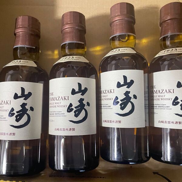 サントリーシングルモルト山崎180ml4本セット