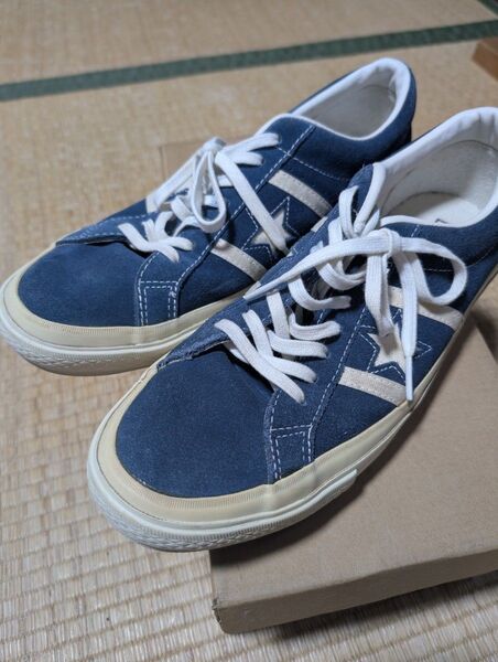 CONVERSE ジャックスター 27 スエード US8.5 スターアンドバーズ