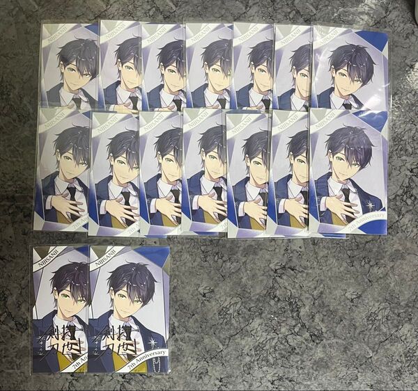 にじさんじ 剣持刀也 7周年 チェキ風カード 計16枚セット