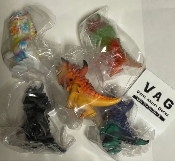 VAG 10th ANNIVERSARY 2 ランジアス 全5種 T9G ソフビ ガチャガチャ メディコムトイ