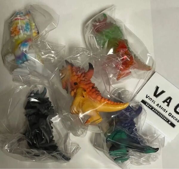 VAG 10th ANNIVERSARY 2 ランジアス 全5種 T9G ソフビ ガチャガチャ メディコムトイ