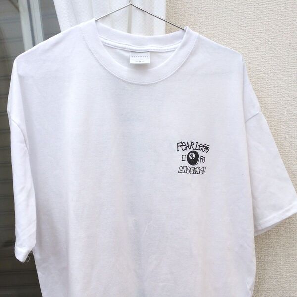 半袖Tシャツ Mサイズ ホワイト バックプリント