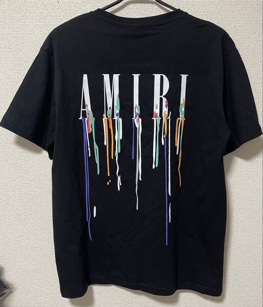 アミリAMIRI 半袖Tシャツ L 黒