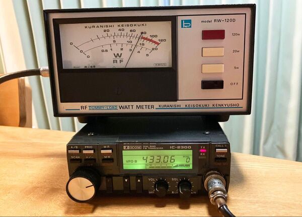 ICOM IC-2300とADNIS スタンドマイクAM-508E